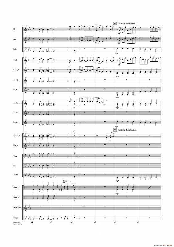 Let it go（《冰雪奇缘》主题曲）（交响管乐总谱）