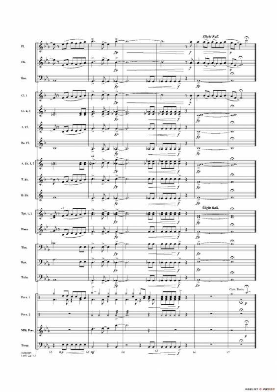 Let it go（《冰雪奇缘》主题曲）（交响管乐总谱）