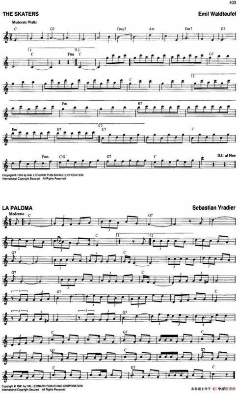 The Real Little Classical Fake Book（P401-413）