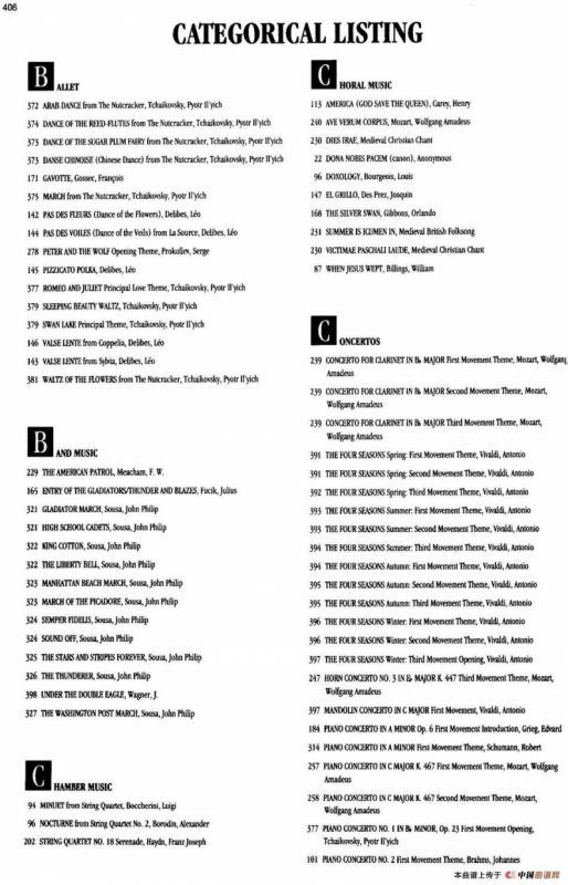 The Real Little Classical Fake Book（P401-413）