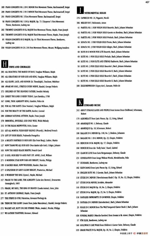 The Real Little Classical Fake Book（P401-413）