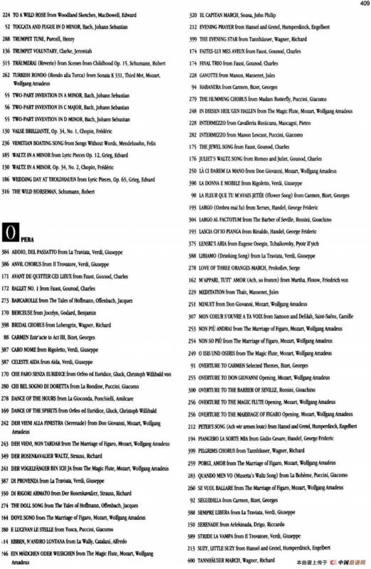 The Real Little Classical Fake Book（P401-413）