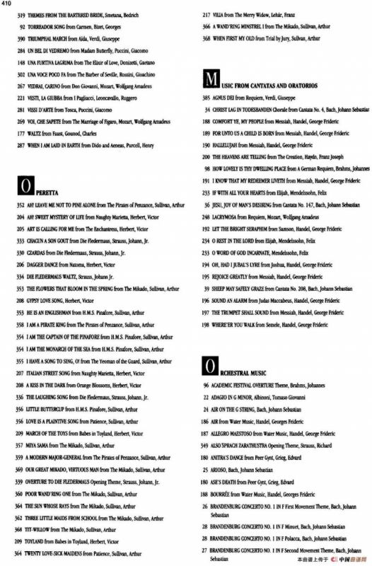 The Real Little Classical Fake Book（P401-413）