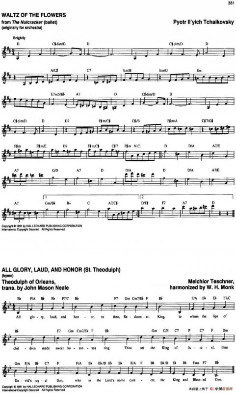 The Real Little Classical Fake Book（P381-400）