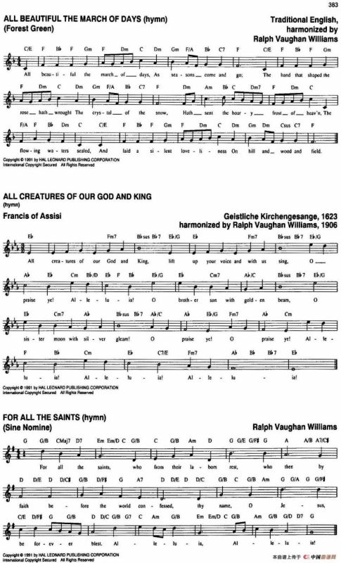 The Real Little Classical Fake Book（P381-400）