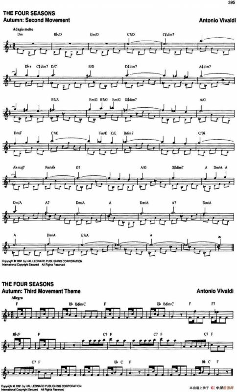 The Real Little Classical Fake Book（P381-400）