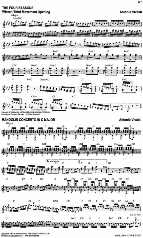 The Real Little Classical Fake Book（P381-400）