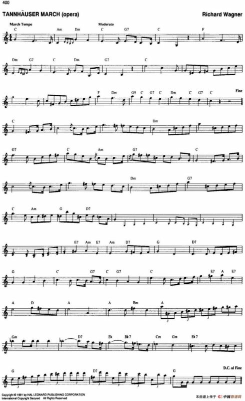 The Real Little Classical Fake Book（P381-400）