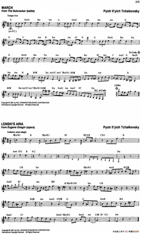 The Real Little Classical Fake Book（P361-380）