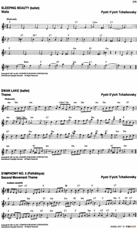 The Real Little Classical Fake Book（P361-380）