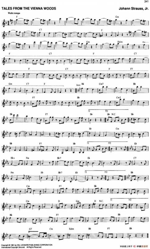 The Real Little Classical Fake Book（P341-360）