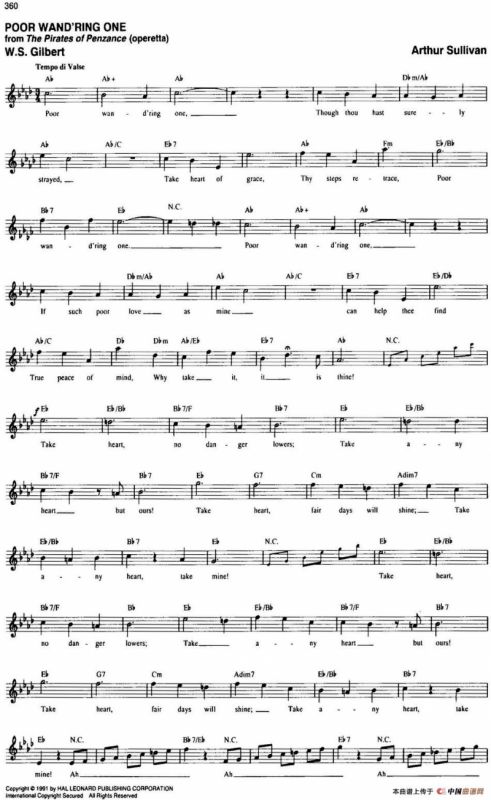 The Real Little Classical Fake Book（P341-360）