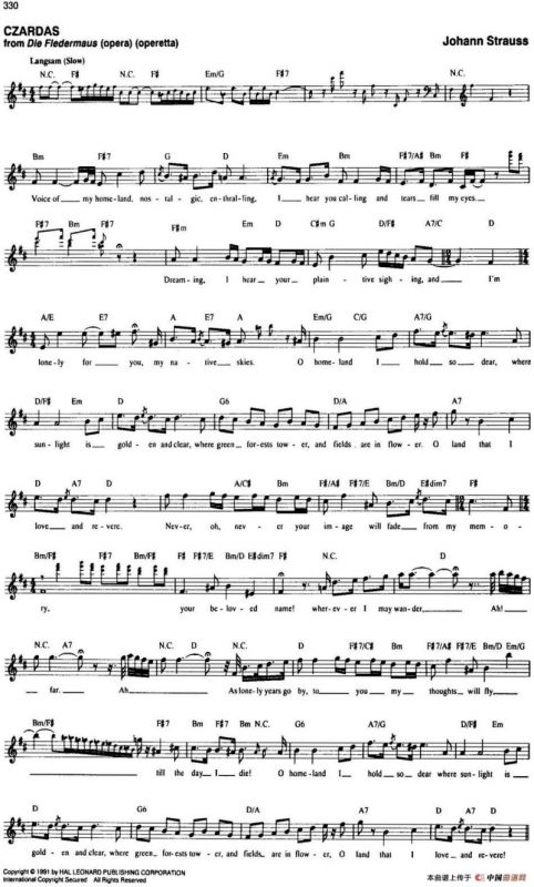 The Real Little Classical Fake Book（P321-340）