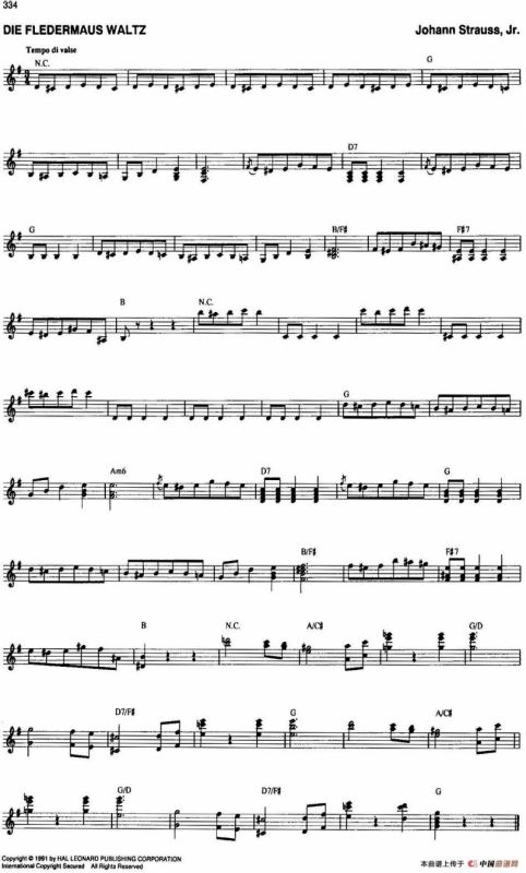 The Real Little Classical Fake Book（P321-340）