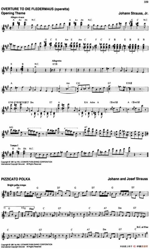 The Real Little Classical Fake Book（P321-340）