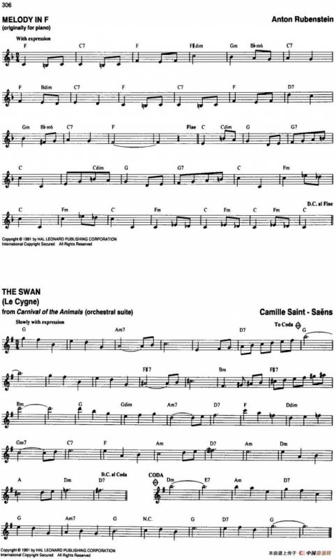 The Real Little Classical Fake Book（P301-320）