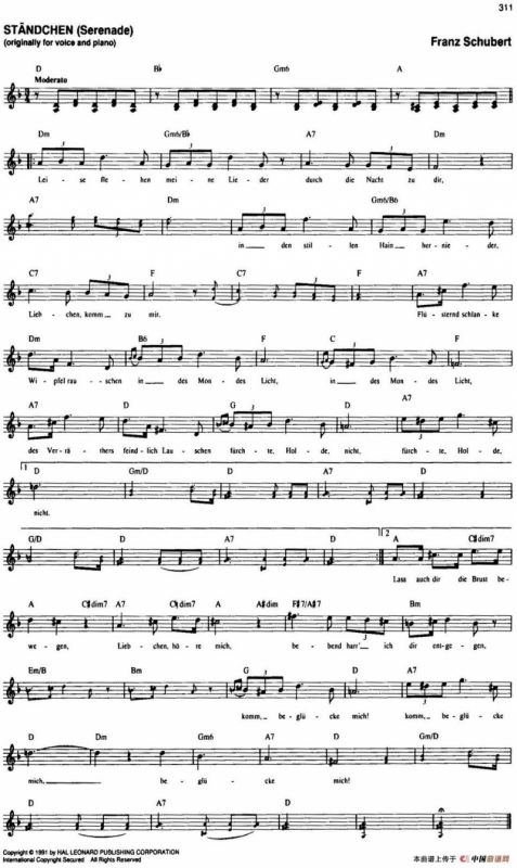 The Real Little Classical Fake Book（P301-320）