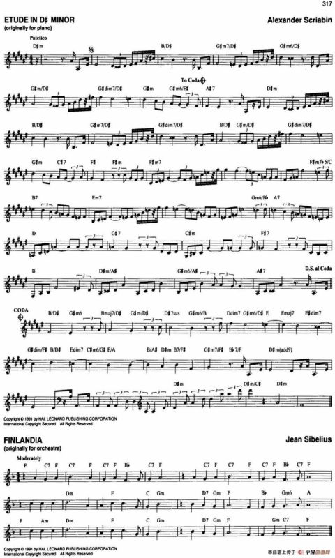 The Real Little Classical Fake Book（P301-320）