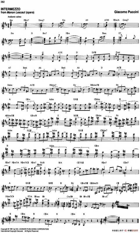 The Real Little Classical Fake Book（P281-300）