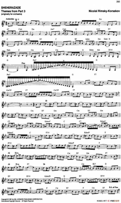 The Real Little Classical Fake Book（P281-300）