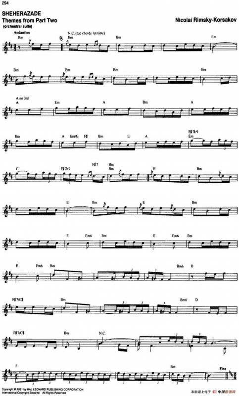 The Real Little Classical Fake Book（P281-300）