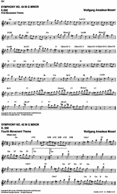 The Real Little Classical Fake Book（P261-280）