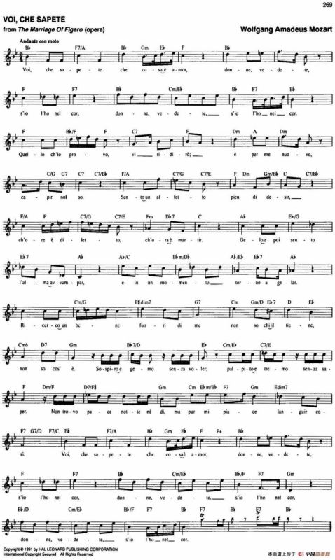 The Real Little Classical Fake Book（P261-280）