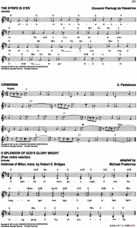 The Real Little Classical Fake Book（P261-280）