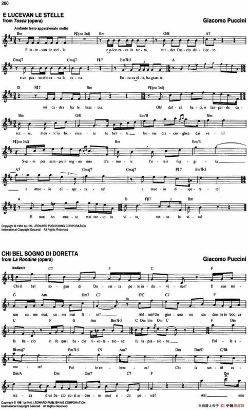 The Real Little Classical Fake Book（P261-280）