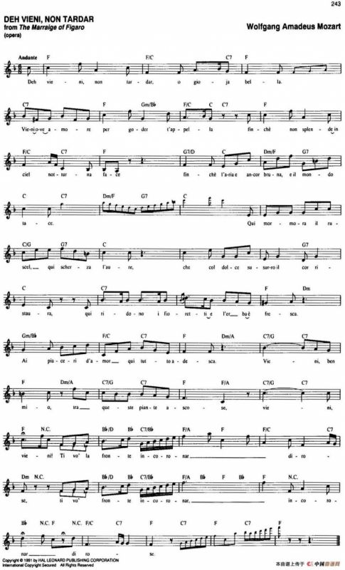 The Real Little Classical Fake Book（P241-260）