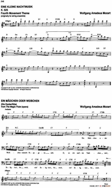 The Real Little Classical Fake Book（P241-260）