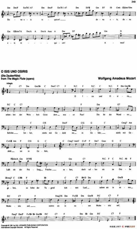 The Real Little Classical Fake Book（P241-260）