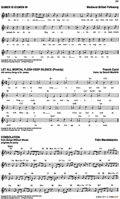 The Real Little Classical Fake Book（P221-240）