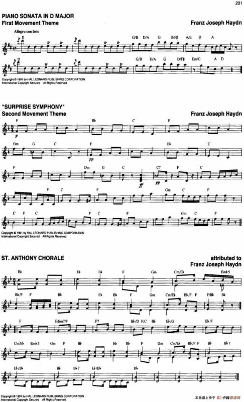 The Real Little Classical Fake Book（P201-220）