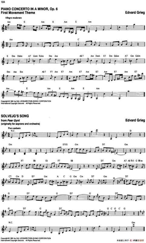 The Real Little Classical Fake Book（P181-200）