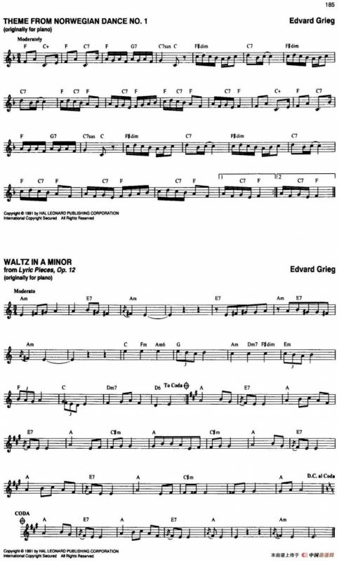 The Real Little Classical Fake Book（P181-200）