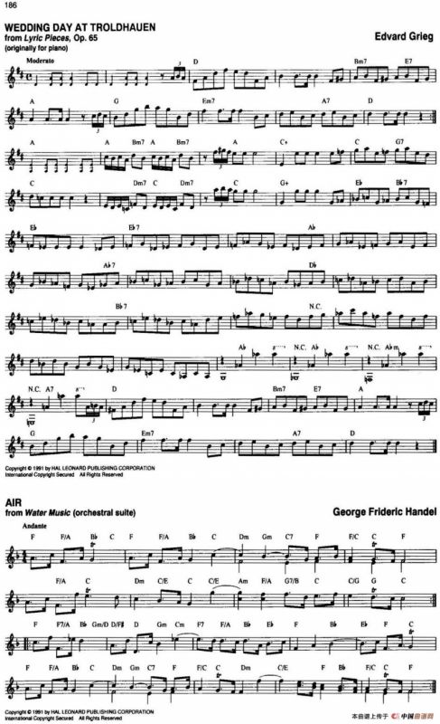 The Real Little Classical Fake Book（P181-200）