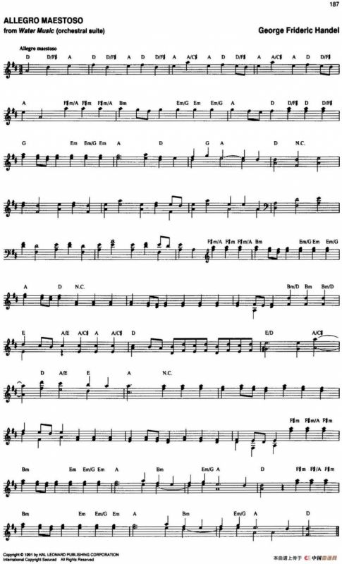 The Real Little Classical Fake Book（P181-200）