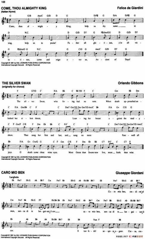 The Real Little Classical Fake Book（P161-180）