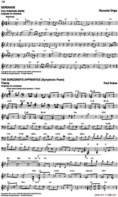 The Real Little Classical Fake Book（P141-160）