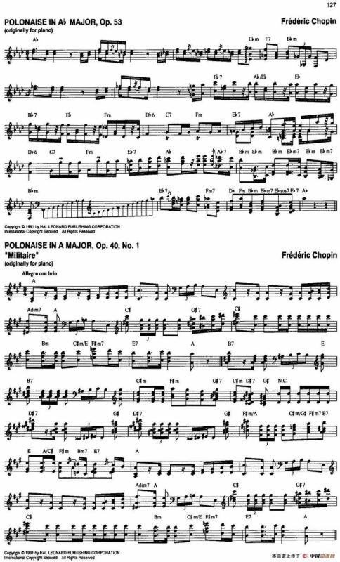 The Real Little Classical Fake Book（P121-140）