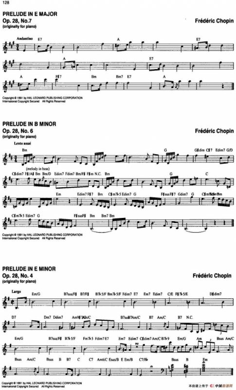 The Real Little Classical Fake Book（P121-140）