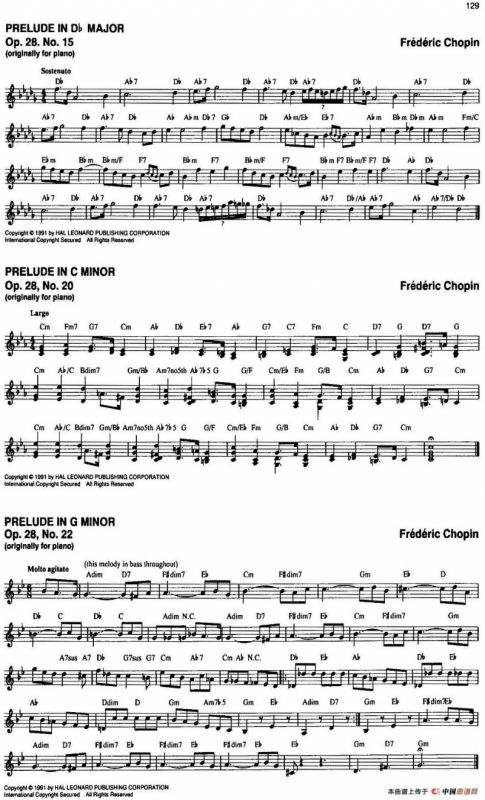 The Real Little Classical Fake Book（P121-140）