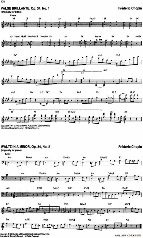 The Real Little Classical Fake Book（P121-140）