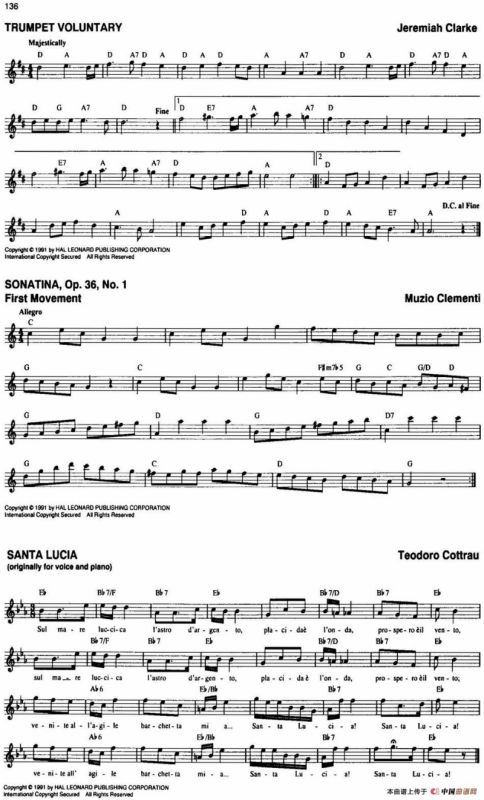 The Real Little Classical Fake Book（P121-140）