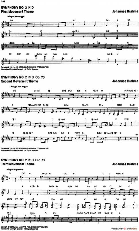 The Real Little Classical Fake Book（P101-120）