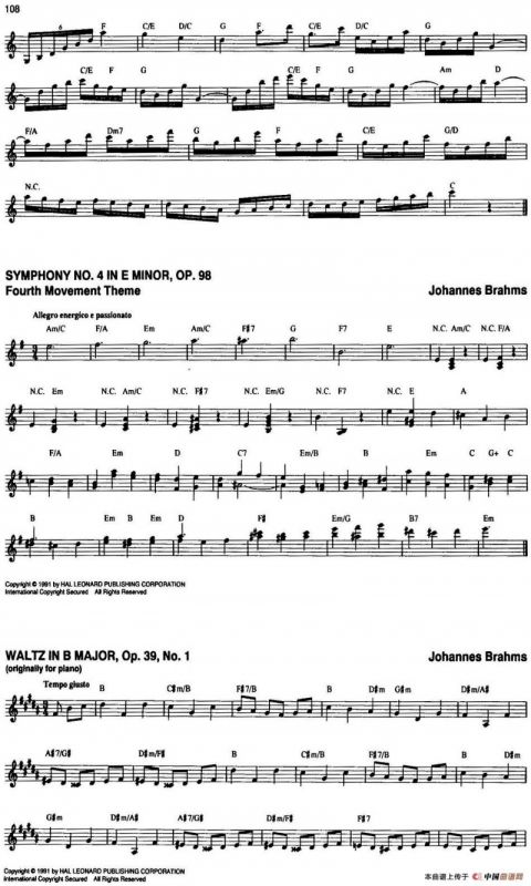 The Real Little Classical Fake Book（P101-120）