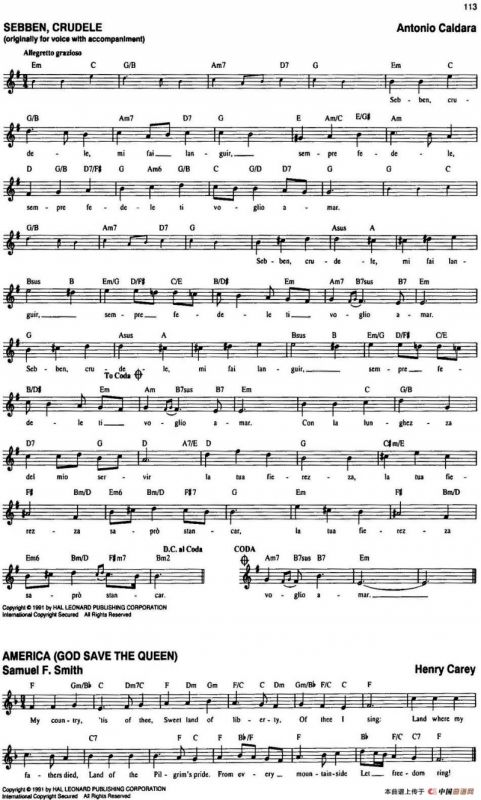 The Real Little Classical Fake Book（P101-120）