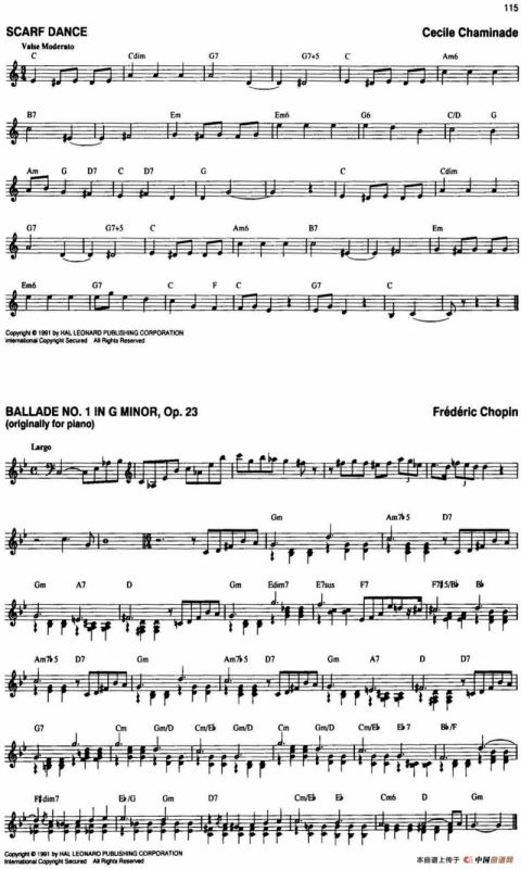 The Real Little Classical Fake Book（P101-120）