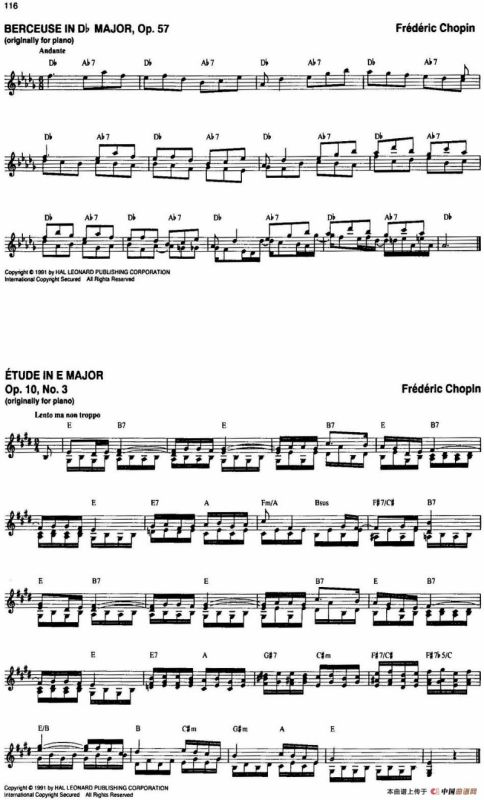 The Real Little Classical Fake Book（P101-120）